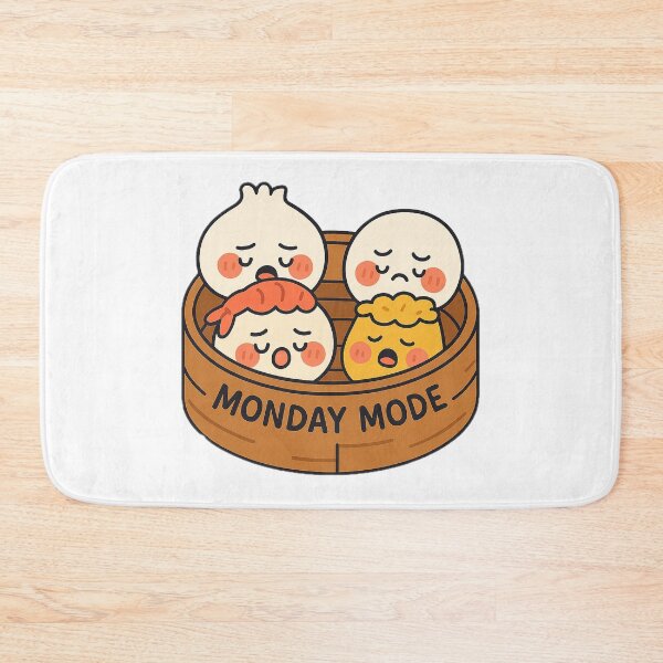 Item preview, Monday Mode _Dim sum/Kawii Tired Dumplings designed and sold by Studiokif.