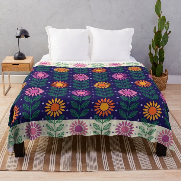 Item preview, Blissful Sunny Summer Flowers in Bright Colors designed and sold by wickedpretty.