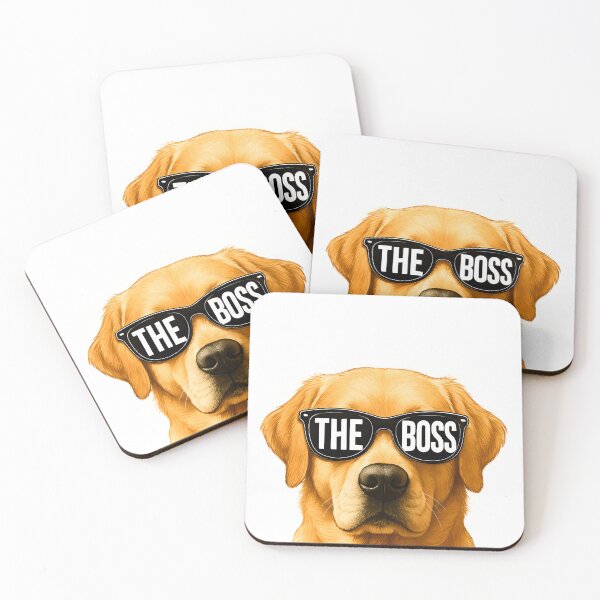 Item preview, Golden lab retriever, Peeking Sunglasses Boss Wall Art, Labrador Wall Art, Cheeky Dog Print, Funny Dog Lover Gift, Pet Wall Art, Dog Approved, Dopamine designed and sold by DazzledPenguin.