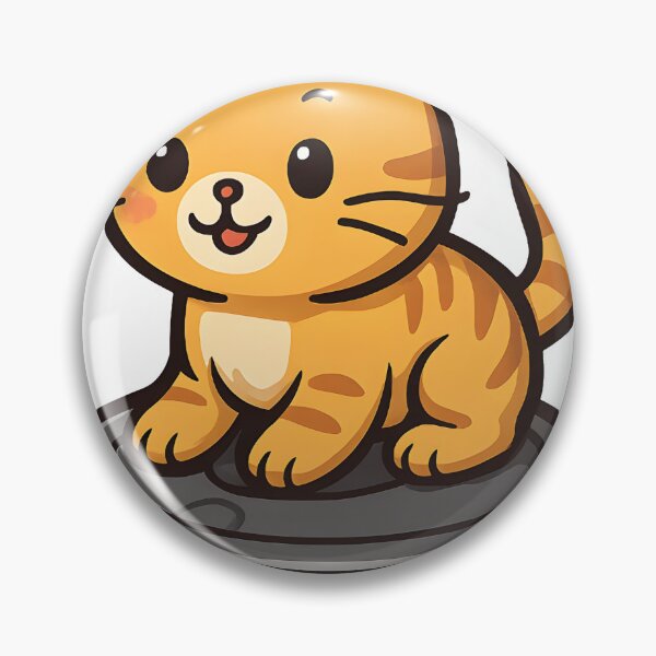 Item preview, Cat Riding Vacuum Cleaner Vector Sticker | Cute Roomba Cat High-Detail Vector Art designed and sold by WAUZ.