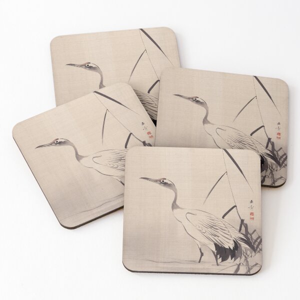 Item preview, Crane Among Reeds (Kawabata Gyokushō, 1887–92) designed and sold by Vintagenaut.