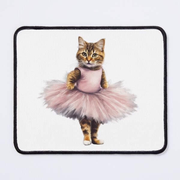 Item preview, Cool Dancing Ballerina Kitty - Cat  With Ballet Tutu designed and sold by FurrFunPrints.