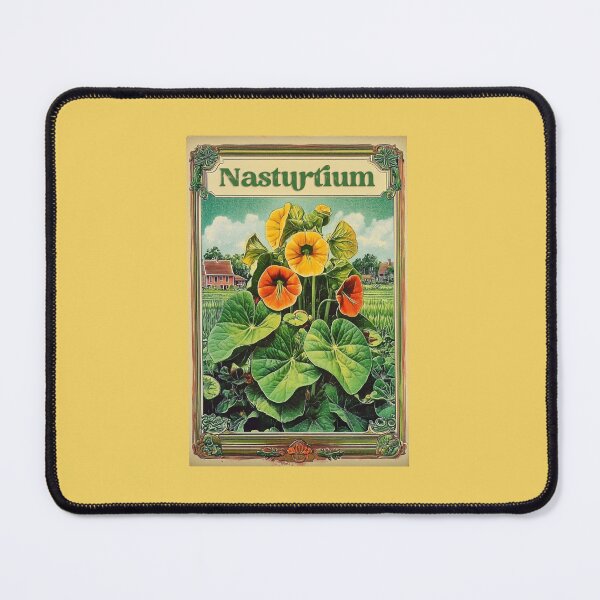 Item preview, Seed packet design for nasturium designed and sold by seahorse crossing.
