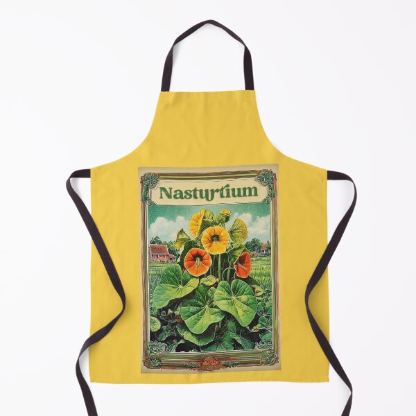Item preview, Seed packet design for nasturium designed and sold by seahorse crossing.