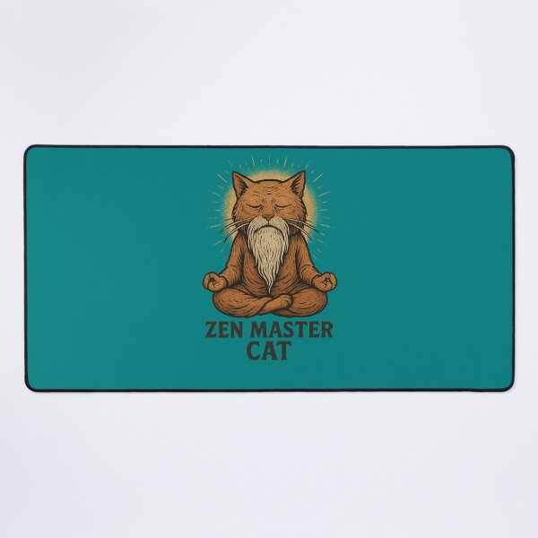 Item preview, Zen Master Cat designed and sold by PrintHorizonD.