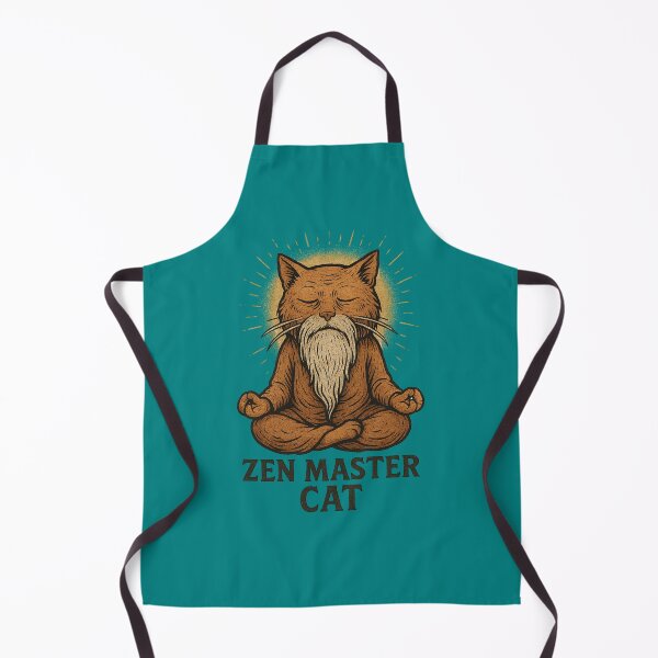 Item preview, Zen Master Cat designed and sold by PrintHorizonD.