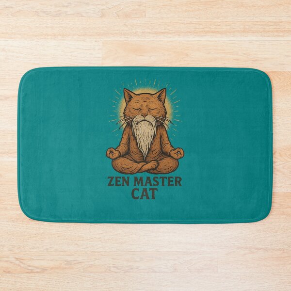 Item preview, Zen Master Cat designed and sold by PrintHorizonD.