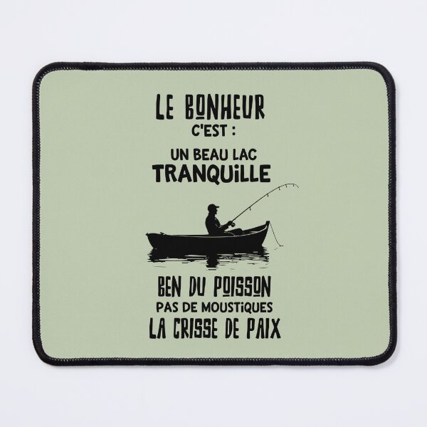 Item preview, Fisherman happiness french quebecer designed and sold by FatBirdie.