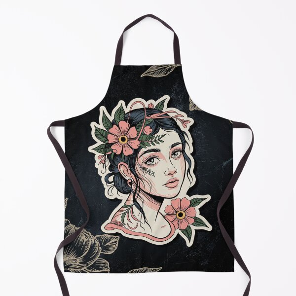 Item preview, "Female portrait in neo-traditional style." designed and sold by Lilashakti ⭐️ ⭐️ ⭐️ ⭐️ ⭐️.