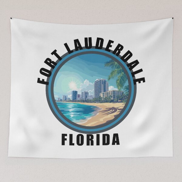 Item preview, Fort Lauderdale - Florida (with Black Lettering) designed and sold by VelvetRoom.