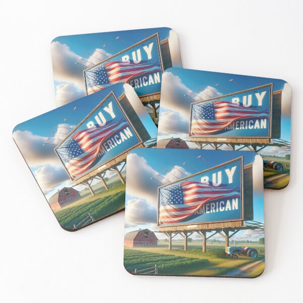 Item preview, Billboard With American Flag On a Farm designed and sold by Maria Dryfhout.