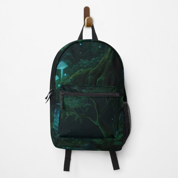Vista previa del artículo con la obra «Esfera de cristal biolum bosque realista», diseñado y vendido por IMLWo.