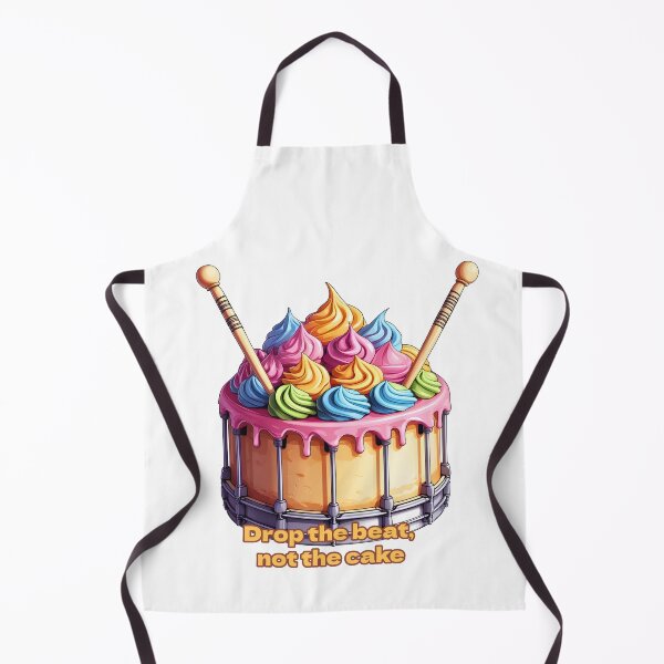 Item preview, Drum Cake Drop the Beat Not the Cake Colorful Music Dessert designed and sold by MythicCotton.