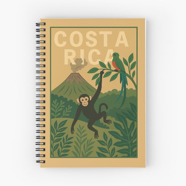 Item preview, Costa Rica Missions Trip Journal | Tropical Travel Diary | Christian Faith Adventure designed and sold by DoodlesByPeter.