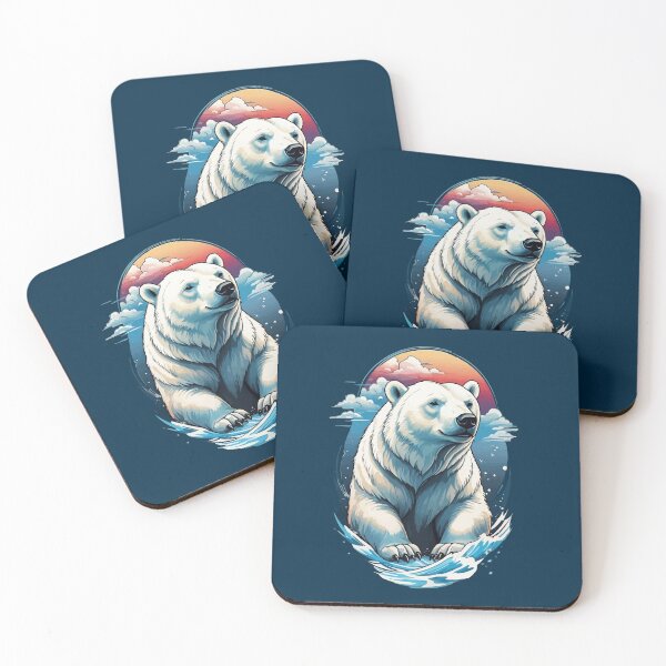 Item preview, Traditional Japanese Arctic Spirit Polar Bear Tattoo designed and sold by JohnnyVillas.
