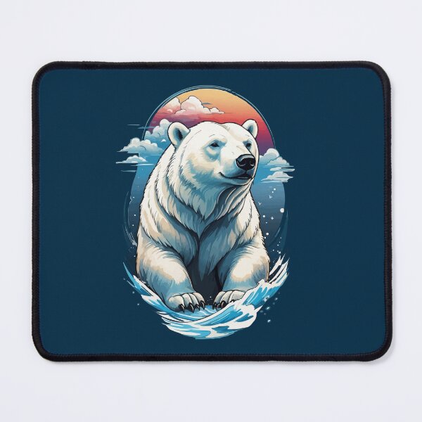 Item preview, Traditional Japanese Arctic Spirit Polar Bear Tattoo designed and sold by JohnnyVillas.