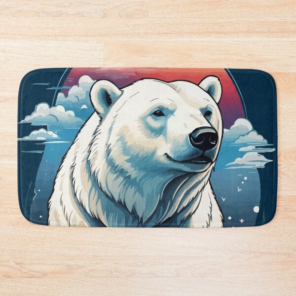 Item preview, Traditional Japanese Arctic Spirit Polar Bear Tattoo designed and sold by JohnnyVillas.
