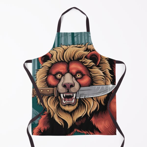 Item preview, Bear with a dagger in neo-traditional style. designed and sold by Lilashakti ⭐️ ⭐️ ⭐️ ⭐️ ⭐️.
