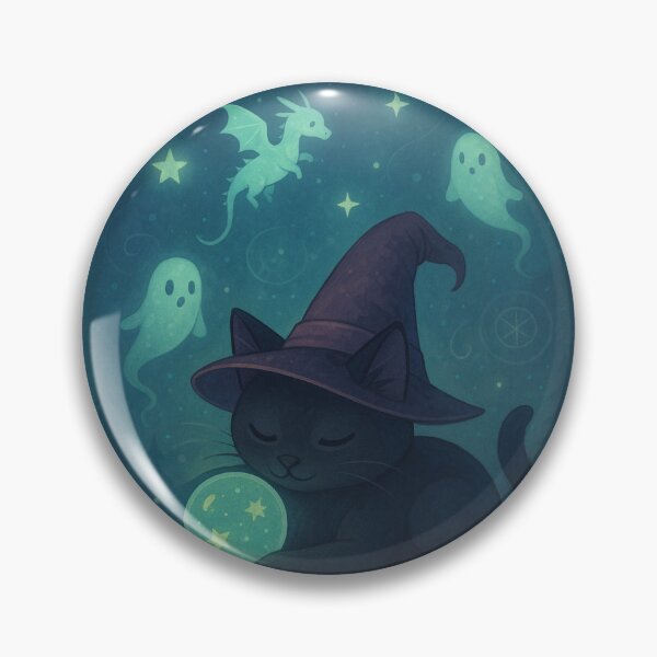 Item preview, Enchanted Dreams – The Magical Night of the Sleeping Cat designed and sold by TheMysticCats.