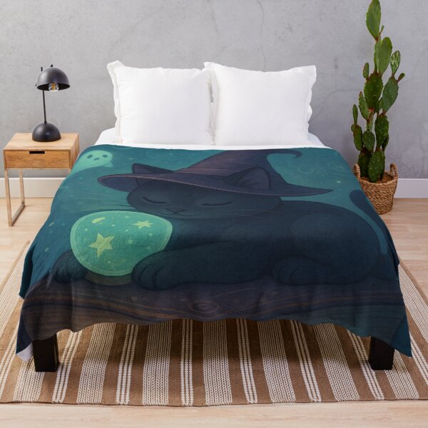 Item preview, Enchanted Dreams – The Magical Night of the Sleeping Cat designed and sold by TheMysticCats.
