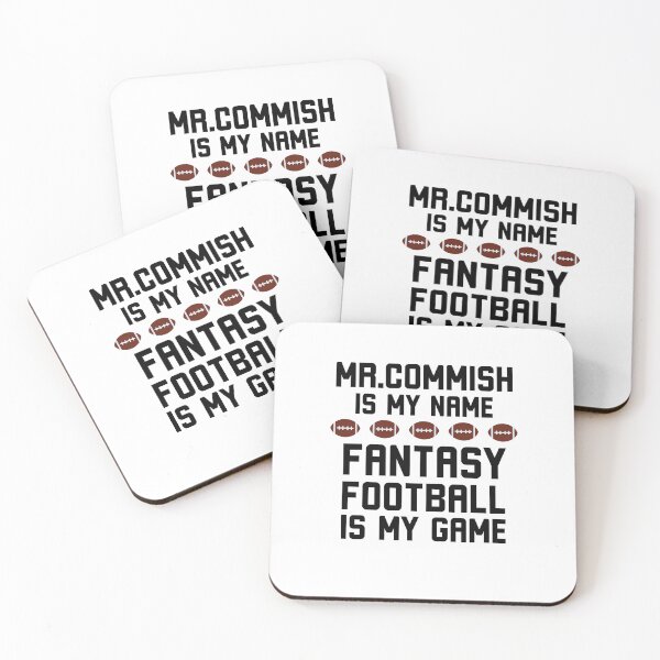 Artikelvorschau, Mein Name ist Mr. Commish. Fantasy Football ist mein Spielwitz. entworfen und verkauft von snowry.