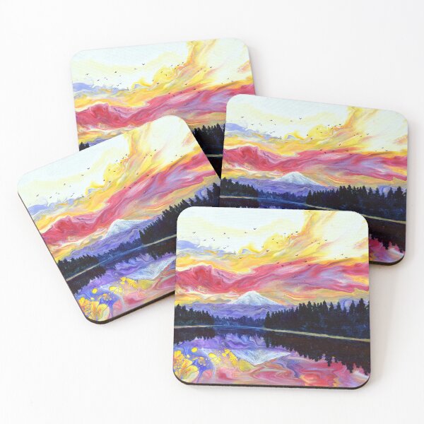 Item preview, Trillium Lake in Bright Sunset designed and sold by BreezyZen.