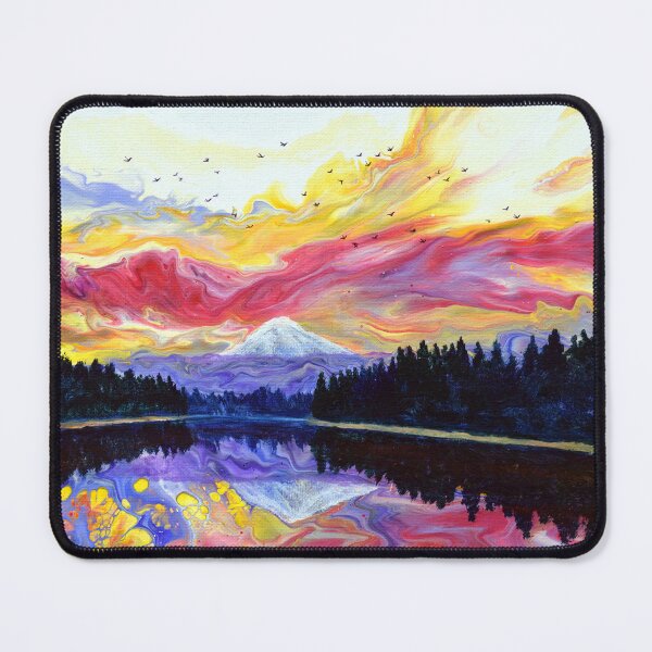 Item preview, Trillium Lake in Bright Sunset designed and sold by BreezyZen.