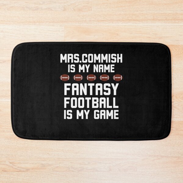 Item preview, Mrs. Commish is my name Fantasy football is my game joke designed and sold by snowry.