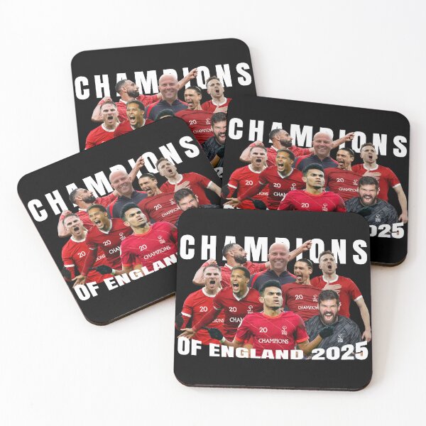Item preview, Liverpool 20 League Champions of England 2025 Fanmade Unofficial Merchandise Players designed and sold by MDEO.