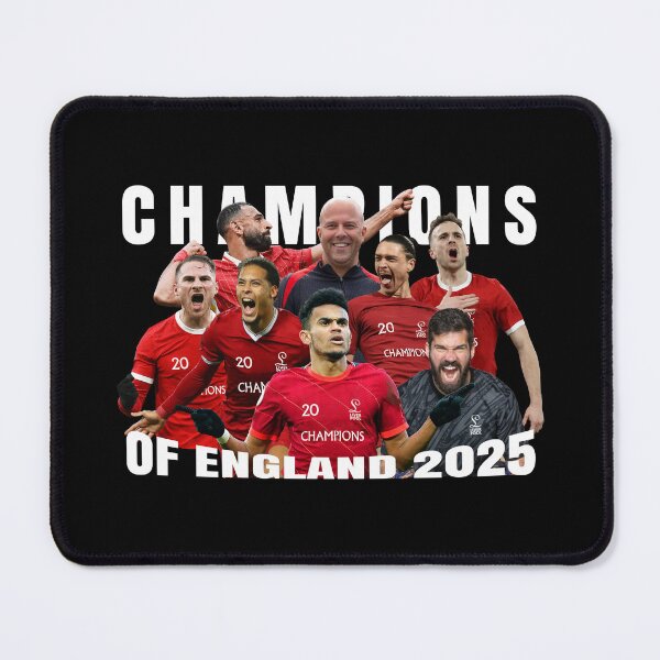 Item preview, Liverpool 20 League Champions of England 2025 Fanmade Unofficial Merchandise Players designed and sold by MDEO.