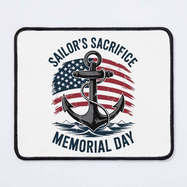 Item preview, Sailor's Sacrifice Anchor Memorial Day Tribute designed and sold by Serbin.