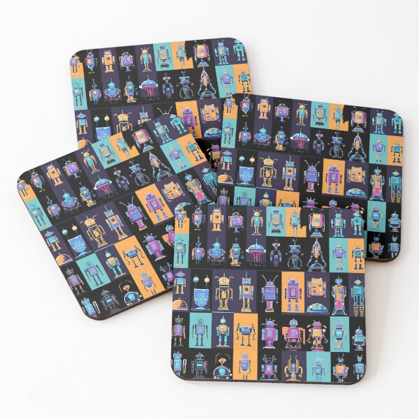 Item preview, Robots science fiction game games gaming designed and sold by DraklithsDen.