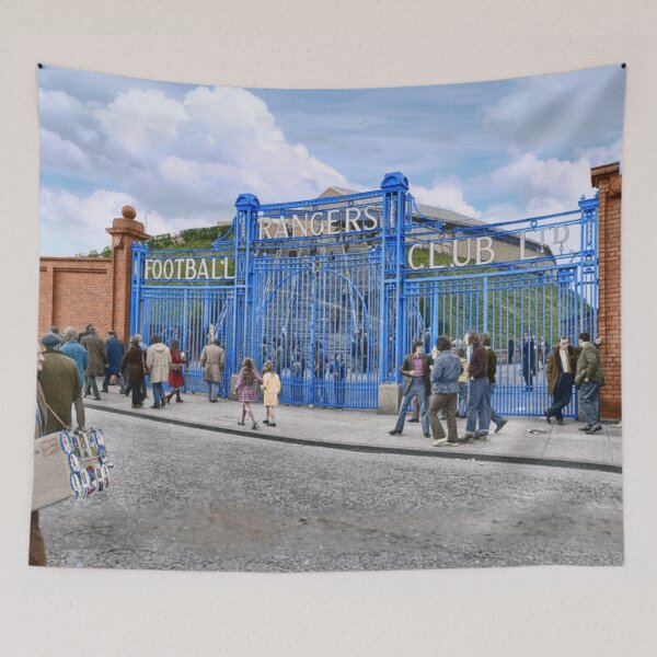 Item preview, Colourised Rosette seller at the match in Govan designed and sold by AndythephotoDr.