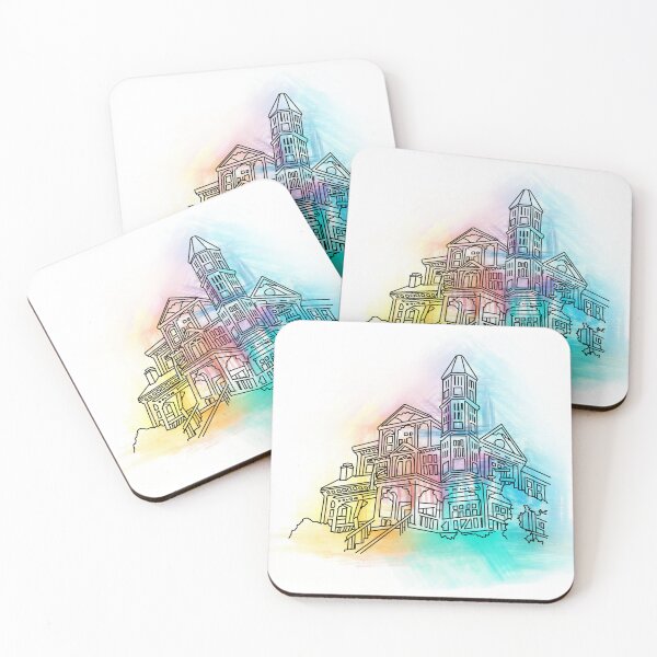 Item preview, Watercolor Haunted Mansion - Nancy Drew: Message in a Haunted Mansion designed and sold by hyperfix8ion.