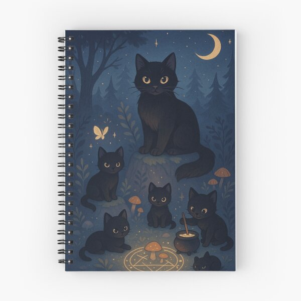 Item preview, Magic Forest Cats – Little magicians under ancient trees designed and sold by TheMysticCats.