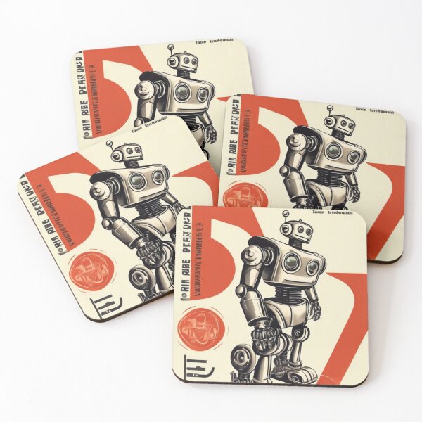 Item preview, Robot Love Art Illustrations Midcentury | #17 designed and sold by NickWhittleArt.