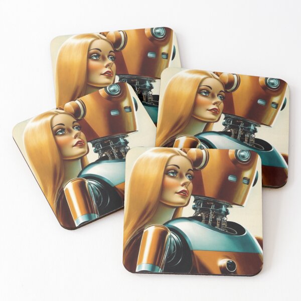 Item preview, Robot Love Art Illustrations Midcentury | #19 designed and sold by NickWhittleArt.