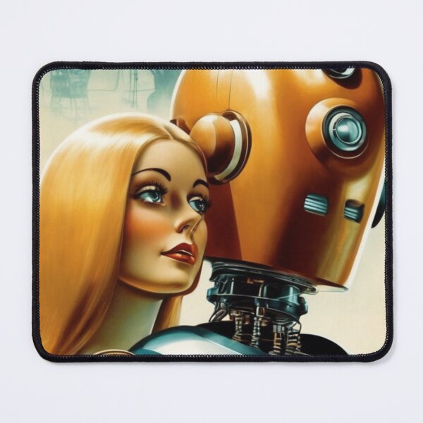 Item preview, Robot Love Art Illustrations Midcentury | #19 designed and sold by NickWhittleArt.