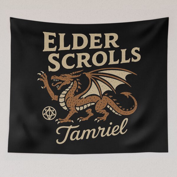 Item preview, Tamriel Elder Scrolls Dragon Emblem designed and sold by zzz888.