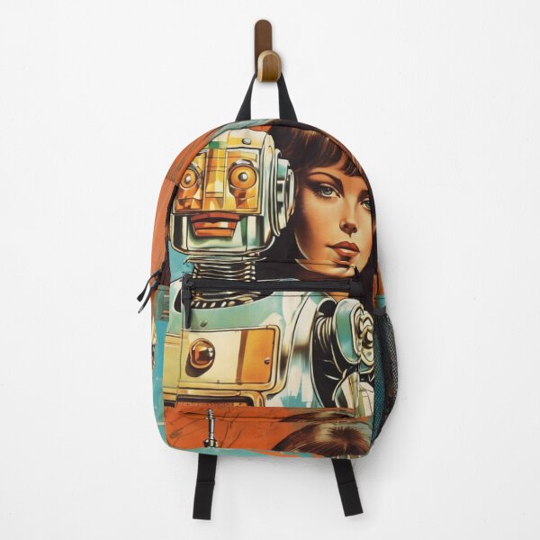 Item preview, Robot Love Art Illustrations Midcentury | #24 designed and sold by NickWhittleArt.