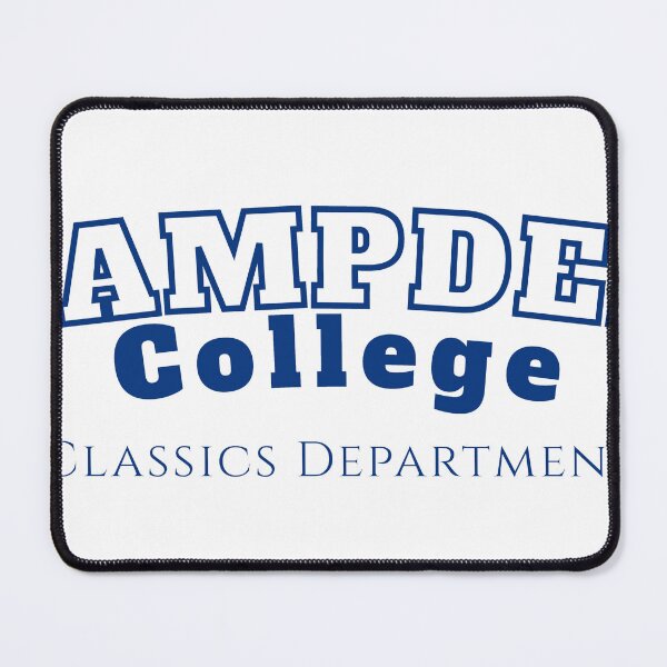 Item preview, Hampden College The Secret History Blue Transparent Logo designed and sold by TNightsmare.