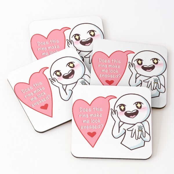 Item preview, "OMG I’m Engaged!" Fun and Flirty Sticker designed and sold by SunStarDesigns.