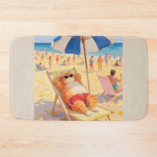 Item preview, sunbathing meow designed and sold by artsmeow.