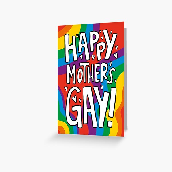 Item preview, Happy Mothers Gay Pun Card designed and sold by TeePee Creations.