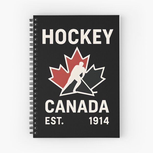 Item preview, Hockey Canada EST. 1914 Shirt – Classic White on Black Vintage Hockey T-Shirt designed and sold by WAUZ.