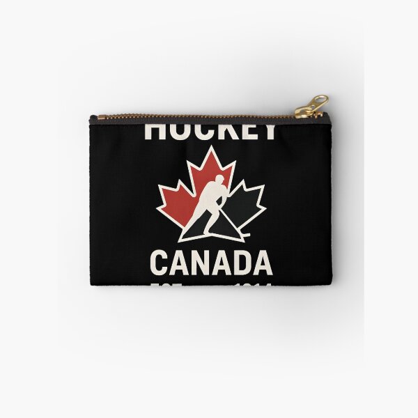 Item preview, Hockey Canada EST. 1914 Shirt – Classic White on Black Vintage Hockey T-Shirt designed and sold by WAUZ.