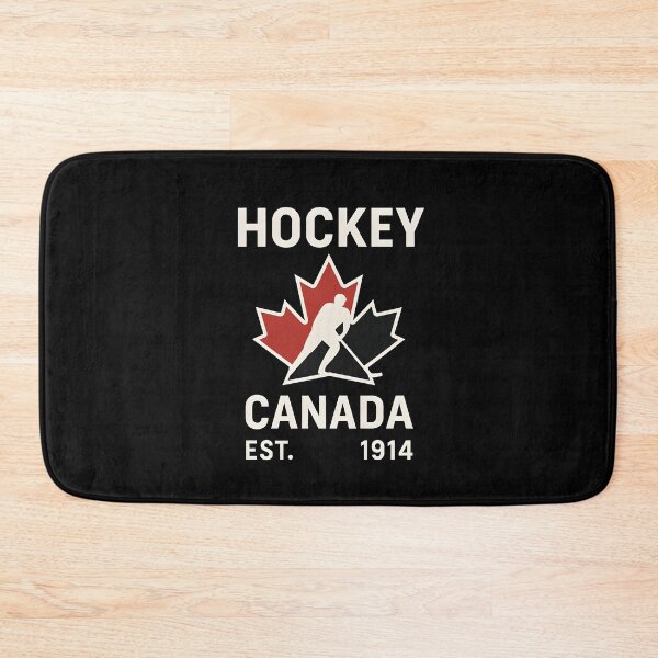 Item preview, Hockey Canada EST. 1914 Shirt – Classic White on Black Vintage Hockey T-Shirt designed and sold by WAUZ.