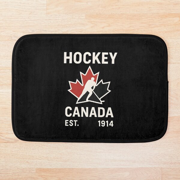 Item preview, Hockey Canada EST. 1914 Shirt – Classic White on Black Vintage Hockey T-Shirt designed and sold by WAUZ.