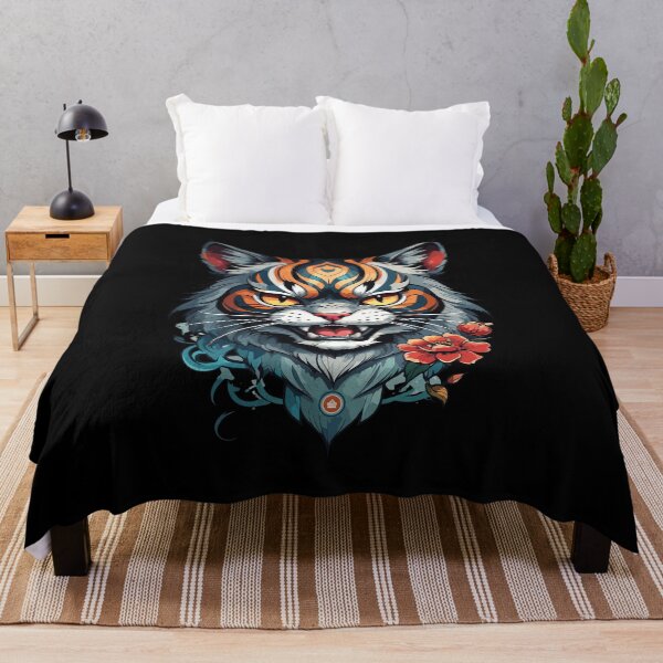 Item preview, Traditional Japanese Tattoo Feline Fury designed and sold by JohnnyVillas.