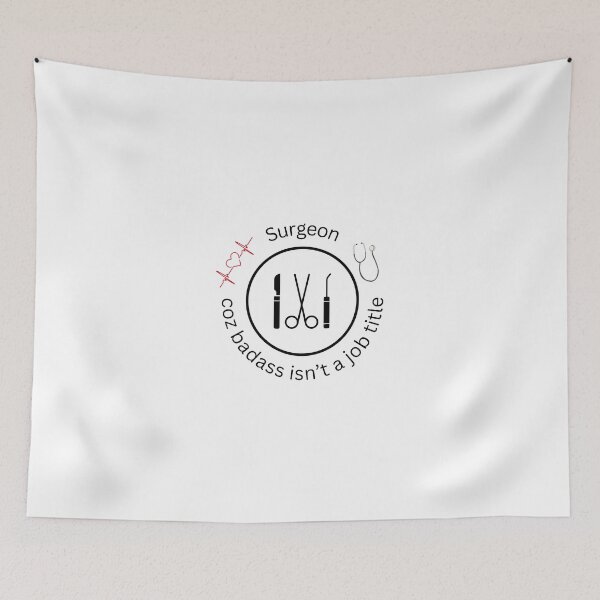 Item preview, Surgeons: coz badass isn't a job title  designed and sold by Monem-RASH.